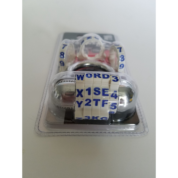 Master Lock 1534D Anti Shim Set & Reset Your Own Word Combination NWT - Picture 2 of 5